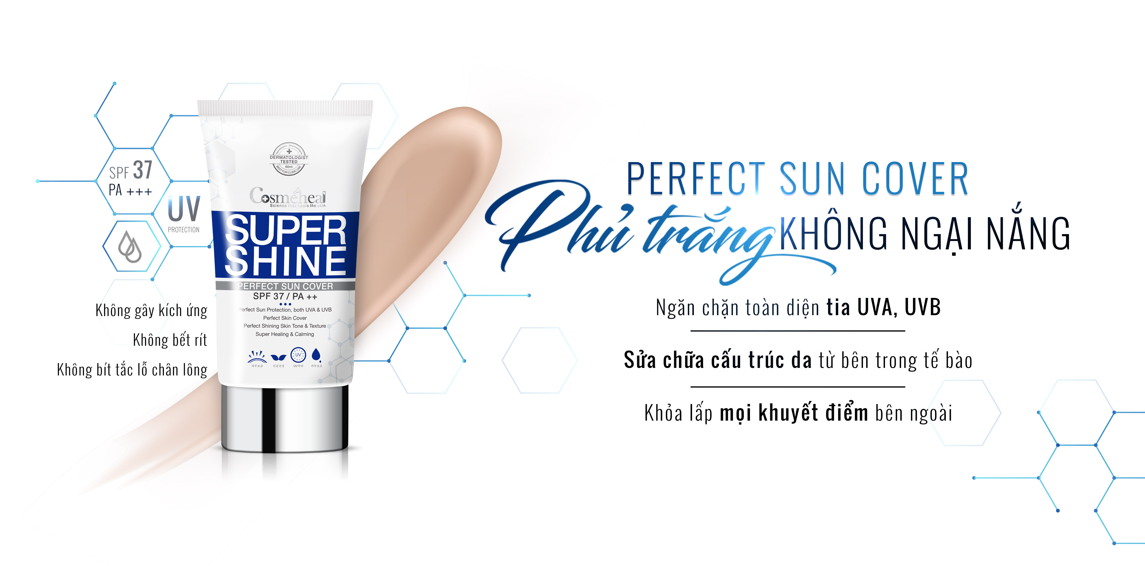 Kem chống năng BB SunCover Super Shine